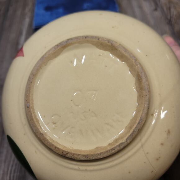 Vintage Watt Pottery Starflower Bowl #7 - Picture 4 of 6